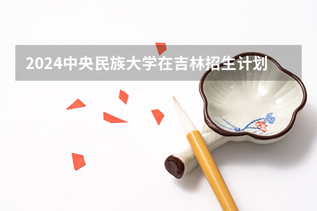 2024中央民族大学在吉林招生计划表