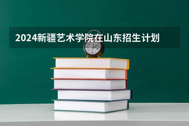 2024新疆艺术学院在山东招生计划表