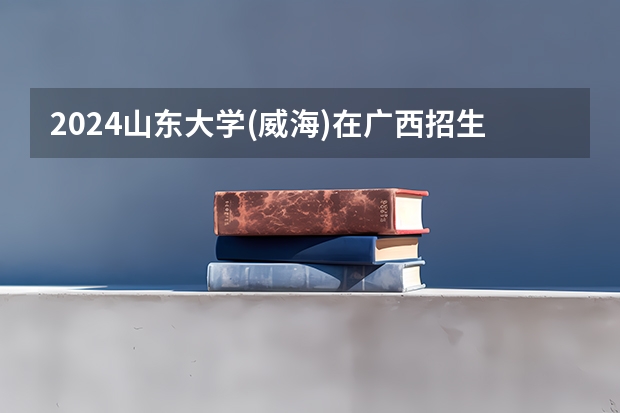 2024山东大学(威海)在广西招生计划
