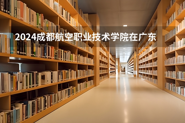 2024成都航空职业技术学院在广东招生计划