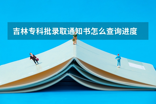 吉林专科批录取通知书怎么查询进度