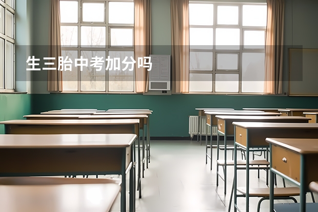 生三胎中考加分吗