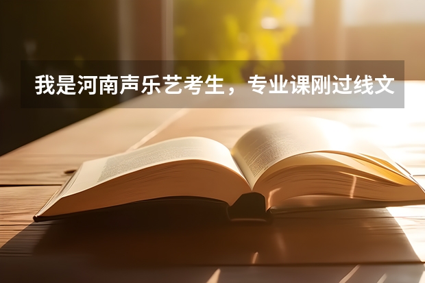 我是河南声乐艺考生,专业课刚过线文化课要多少分才能上一本?