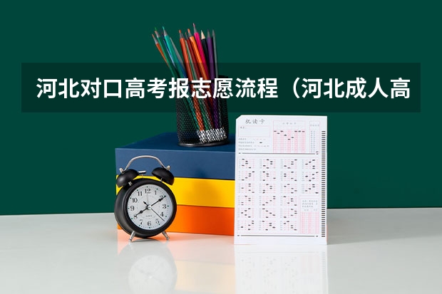 河北对口高考报志愿流程(河北成人高考报名流程和时间安排?)