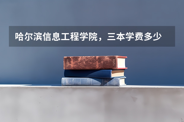 哈尔滨信息工程学院,三本学费多少