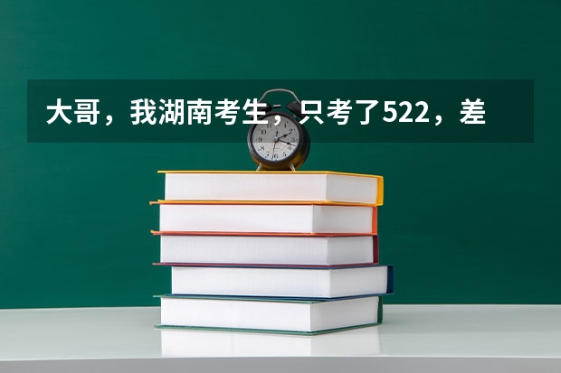 大哥,我湖南考生,只考了522,差二本1分(民族加分以包括),报吉首大学预科班有希望吗?,