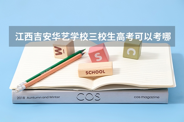 江西吉安华艺学校三校生高考可以考哪些大学?