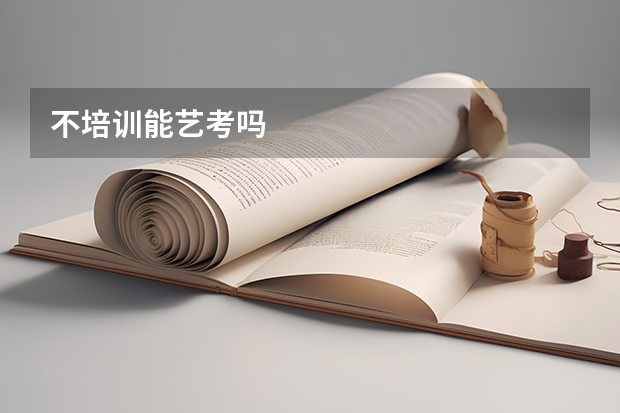 不培训能艺考吗