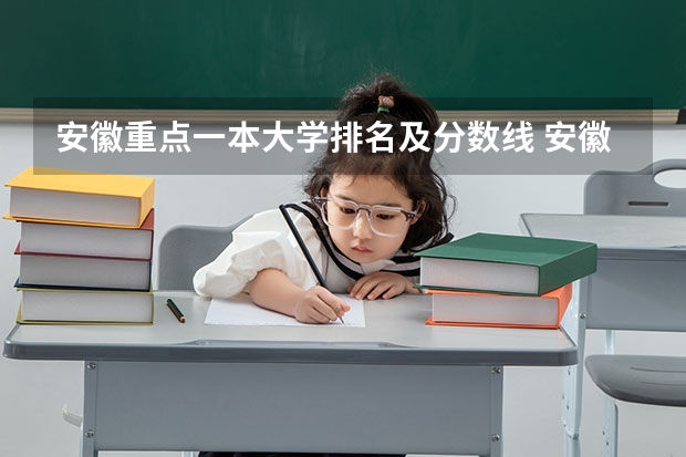 安徽重点一本大学排名及分数线 安徽一本大学排名榜及分数线