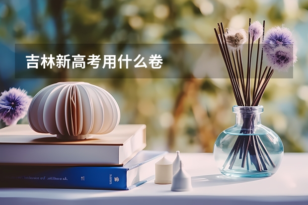 吉林新高考用什么卷
