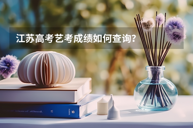江苏高考艺考成绩如何查询?